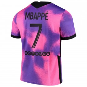 Jalkapallo Pelipaidat Paris Saint-Germain PSG Kylian Mbappe 7 Fourth Jordan Paita 2021 Lyhythihainen
